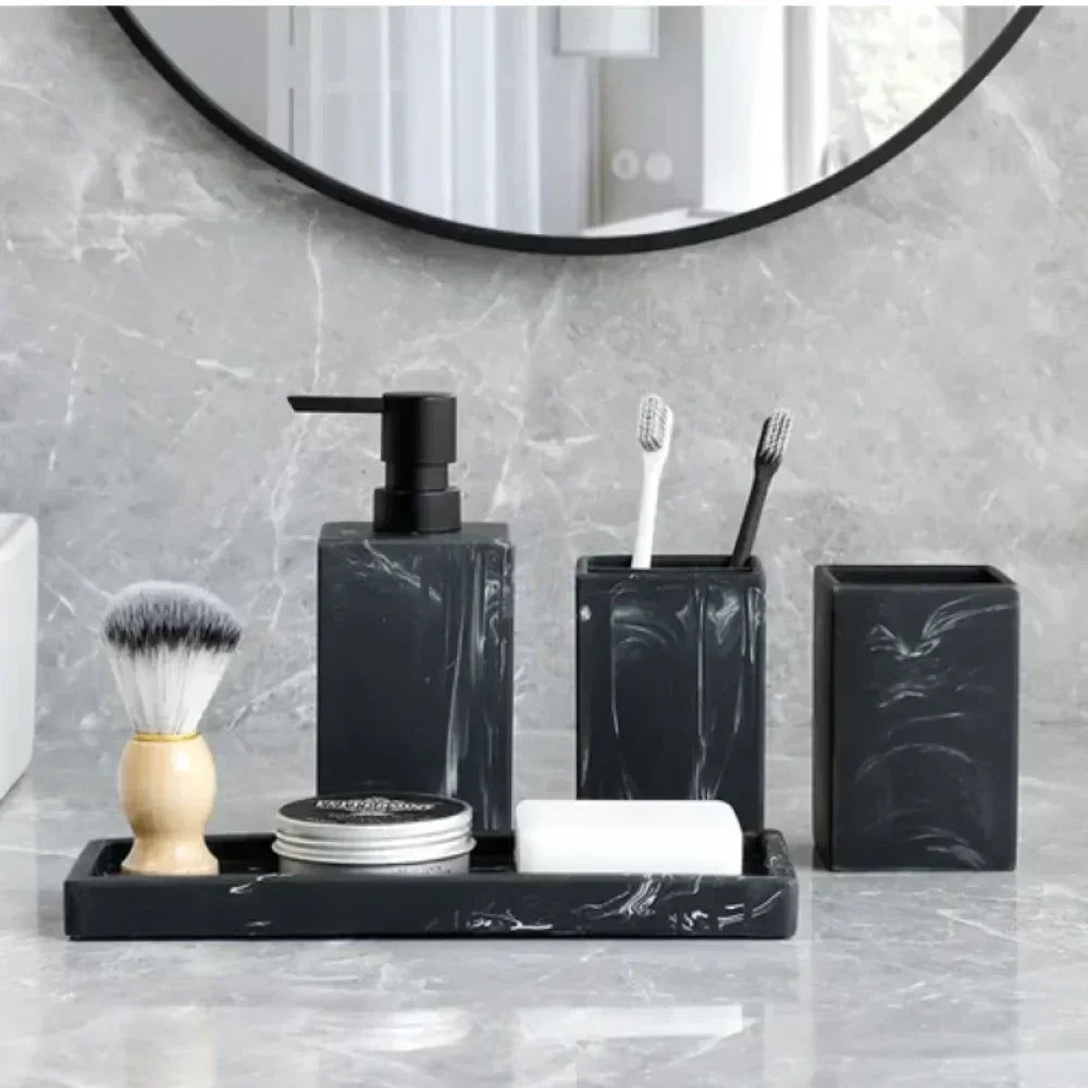 Kit de mármore de luxo para banheiro - Valenthe