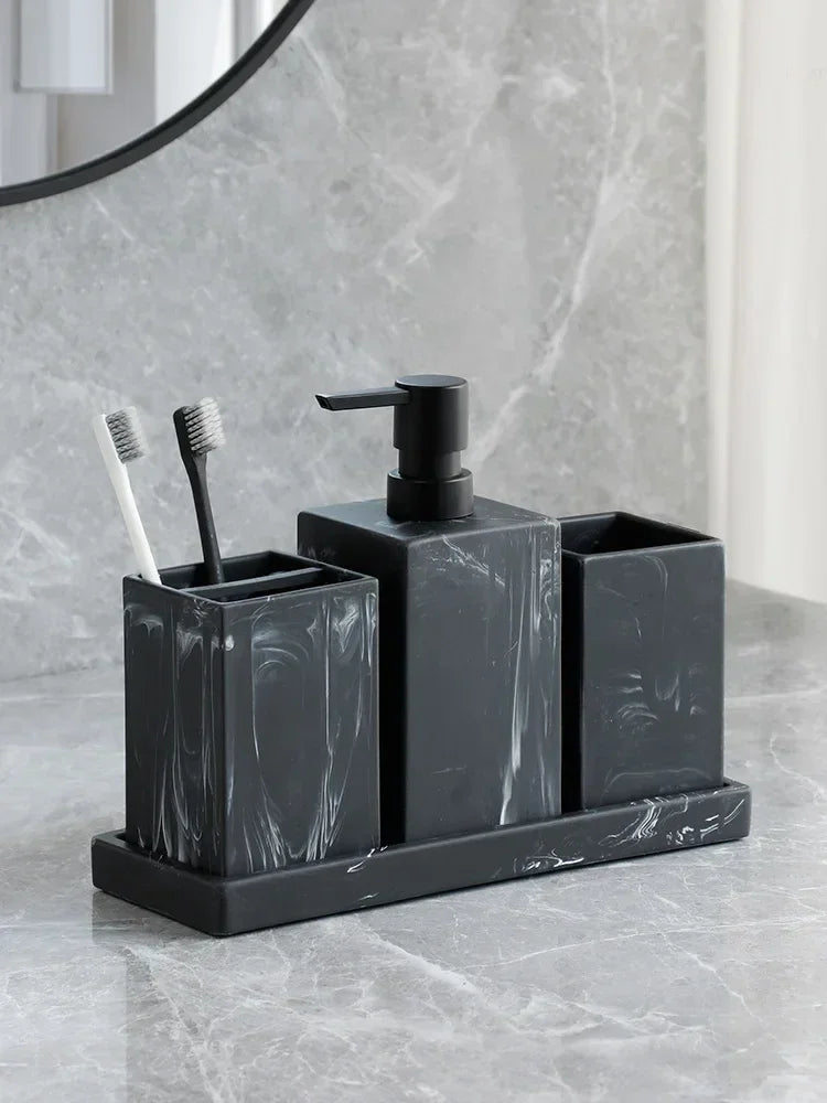 Kit de mármore de luxo para banheiro - Valenthe