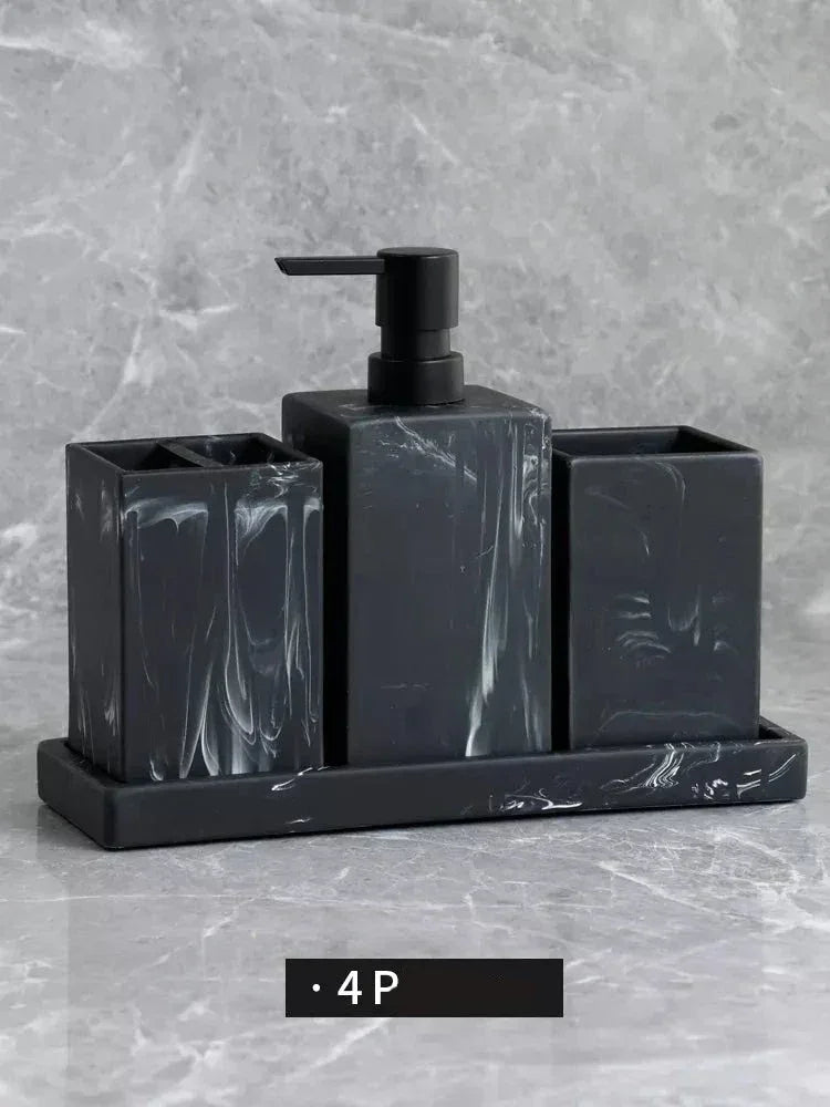 Kit de mármore de luxo para banheiro - Valenthe