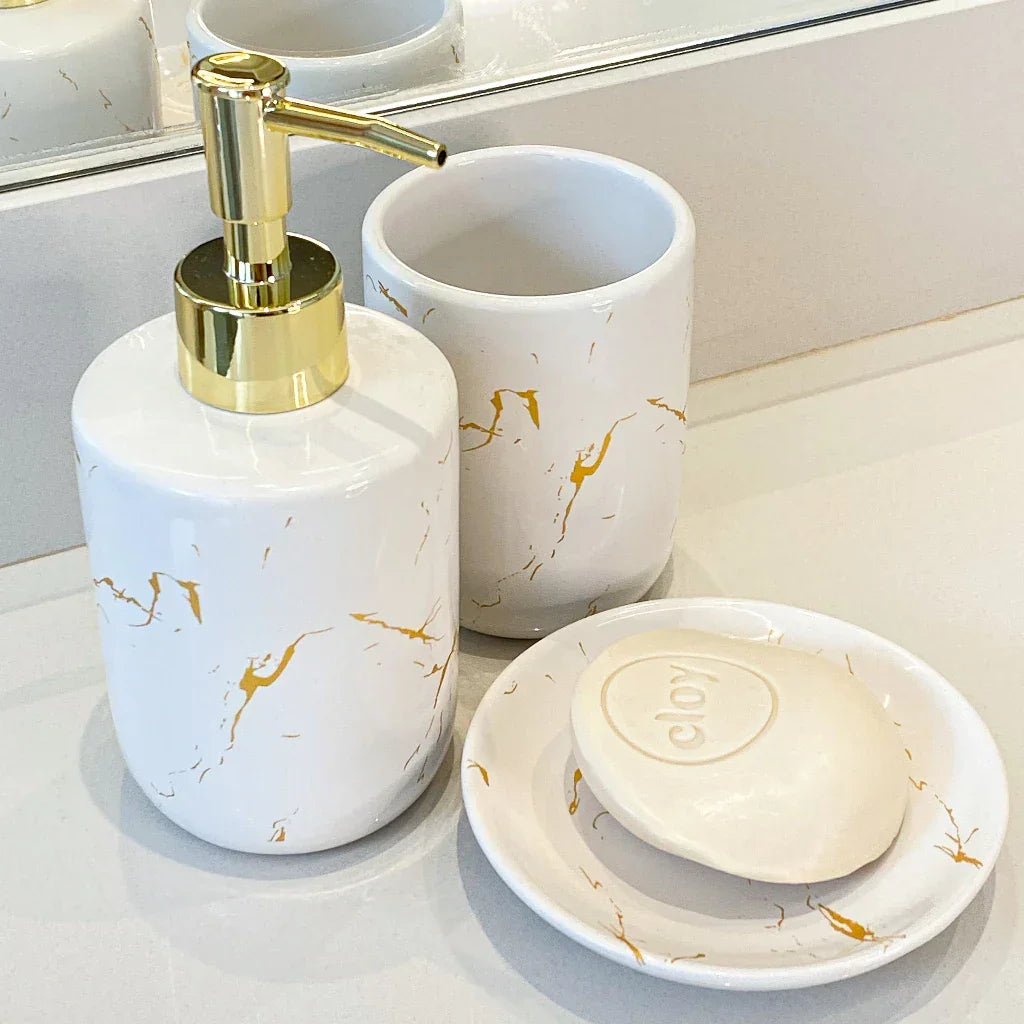 Kit de porcelana moderno para banheiro - valenthe