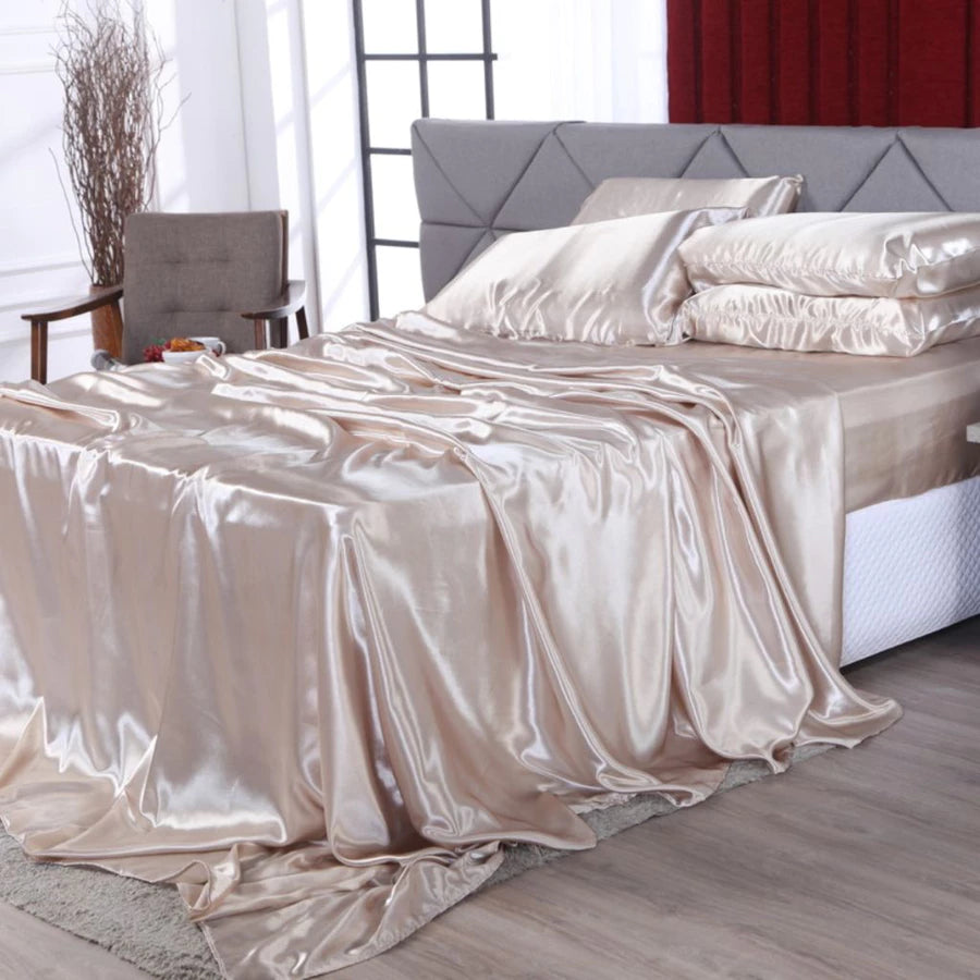 Conjunto de Cama em Cetim charmousse
