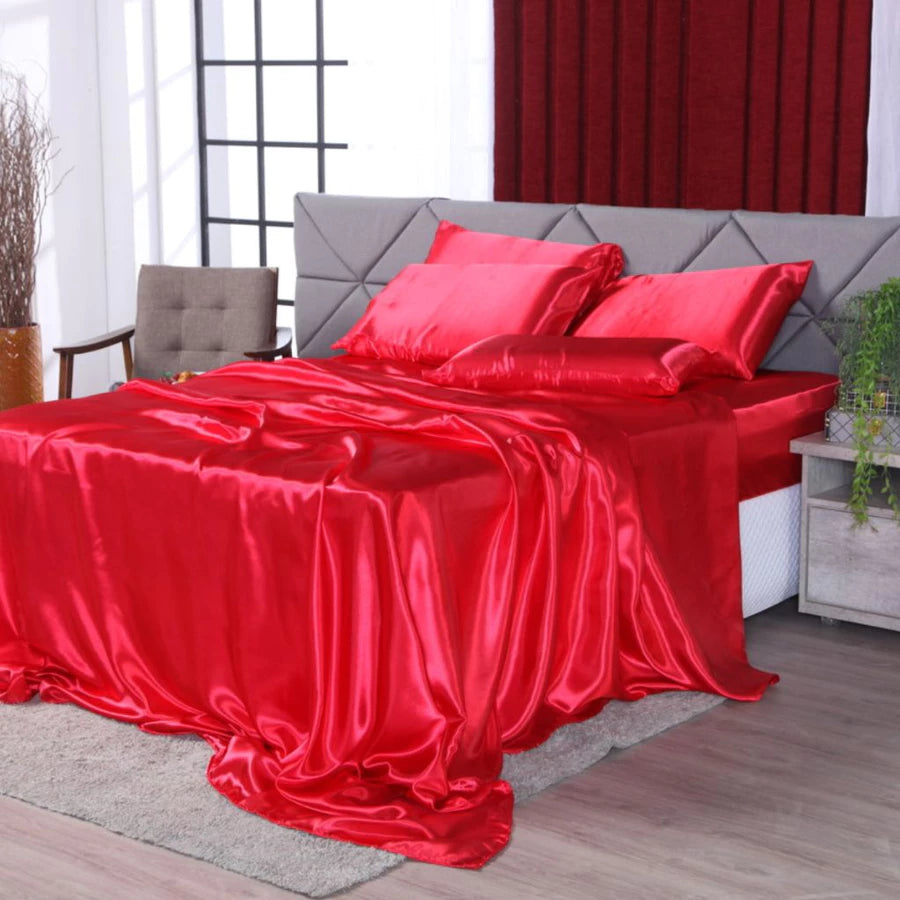 Conjunto de Cama em Cetim charmousse